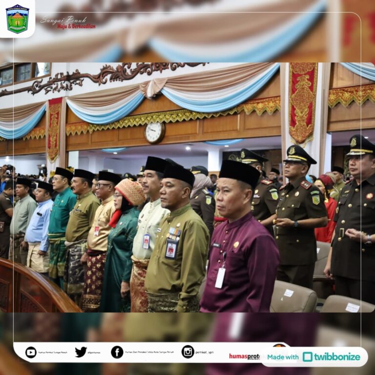 Sekda Sungai Penuh Alpian, Hadiri Paripurna HUT Ke-68 Provinsi Jambi