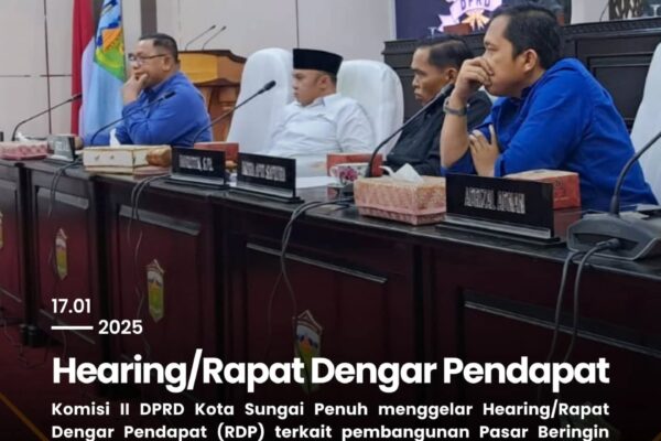 Hearing Komisi II DPRD Kota Sungai Penuh